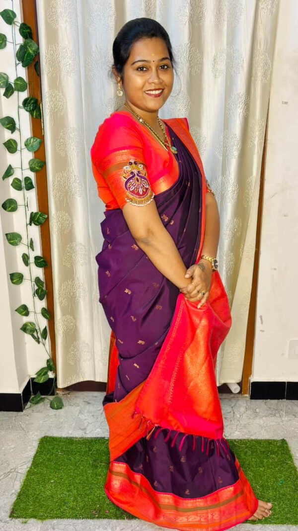 Premium Wedding Silk Saree - Image 4